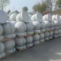 山东 白麻花岗岩石材圆球，石球，挡车球，隔离球，景观石球，风水球等