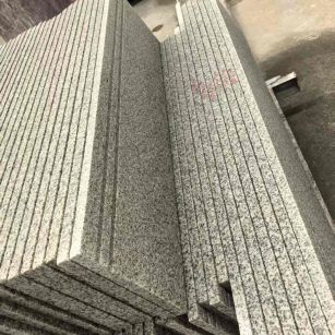 山东 白麻荔枝面花岗岩楼梯踏步