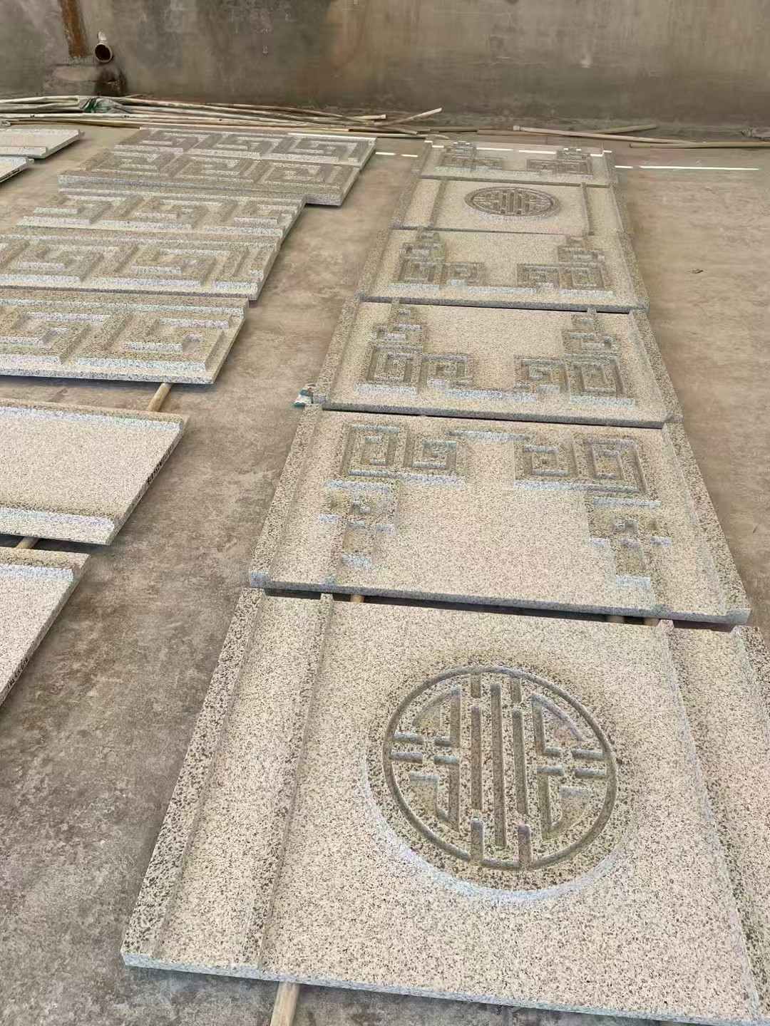 山东 白麻花岗岩外墙立面雕刻板