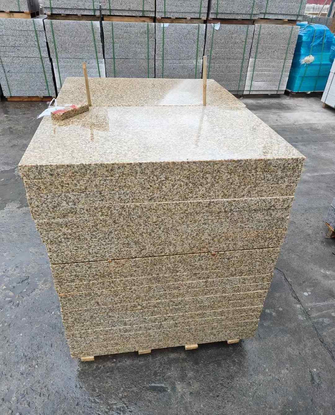 山东 湖北黄金麻花岗岩石材荔枝面外墙石材