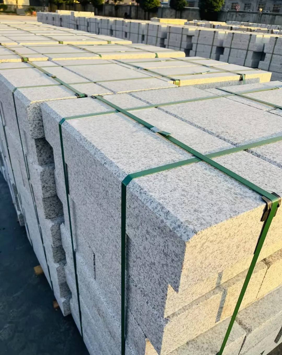 山东 白麻花岗岩路沿石，马路牙子，路缘石，平石，立缘石等