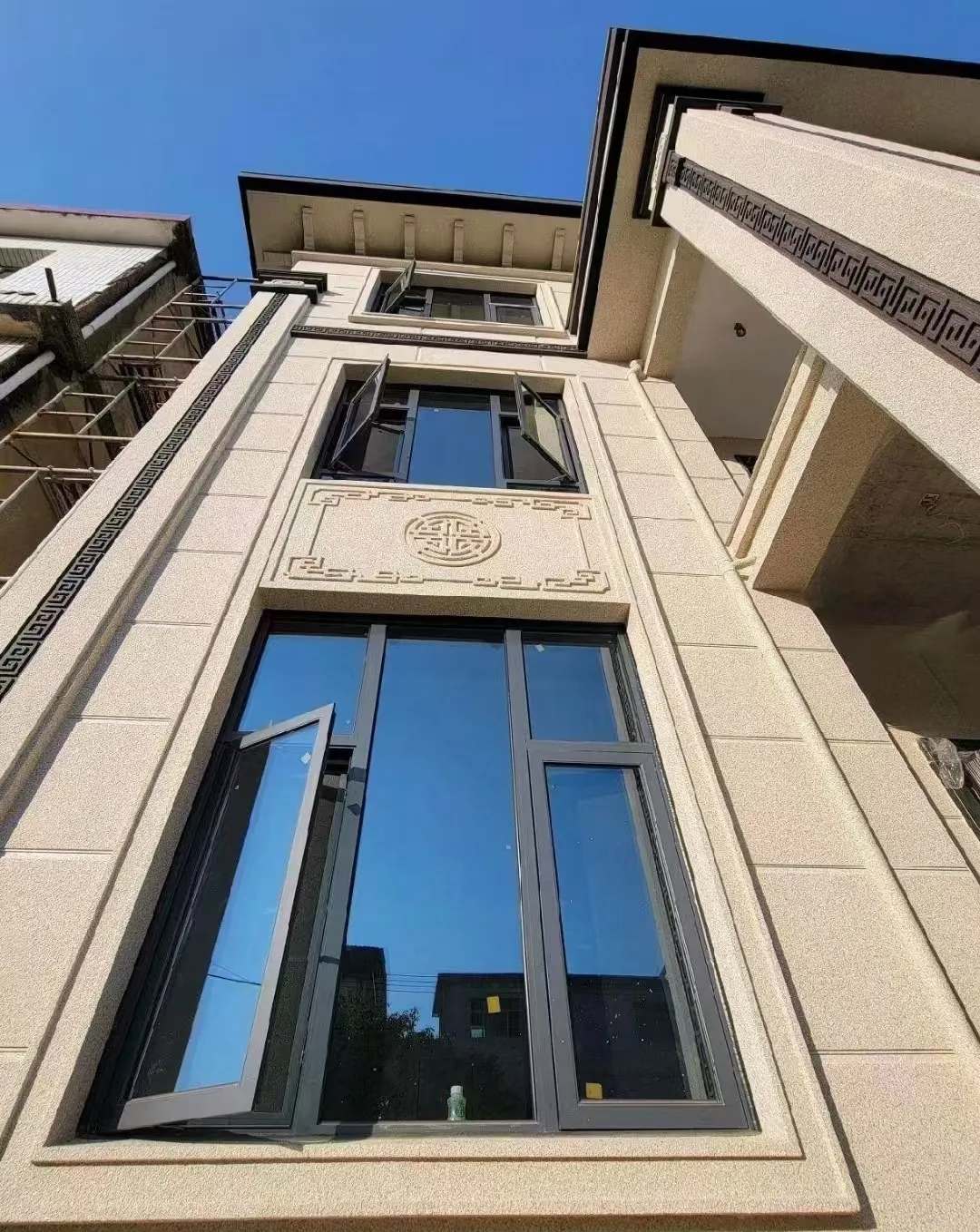 山东 黄金麻荔枝面别墅外墙干挂效果展示